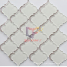 Super White Color Water Jet Crystal Mosaic Tile (CFW59)